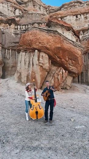 Our song “Blue Skies” IS OUT on Spotify! 🏙️🏞️🏜️ We recorded this at Red Rocks in California. What an incredible place! • #lovesick #lovesickduo #music #single #out #spotify | Lovesick Duo