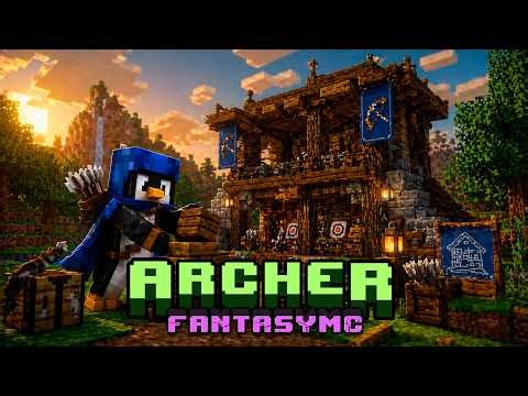 #02 - Archer no Fantasy Minecraft - Gameplay para Relaxar