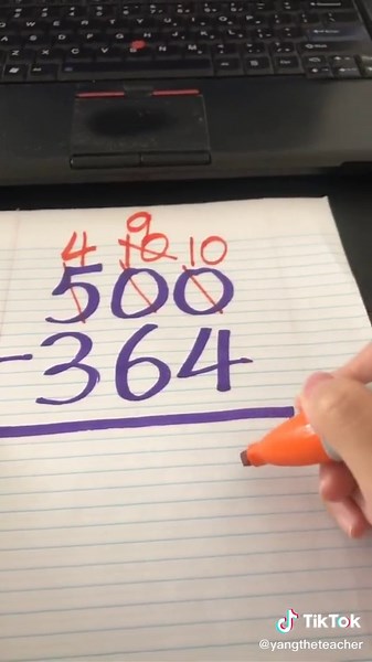 How to solve subtraction with two compositions with vertical! #yangtheteacher #math #eruaka #decompositions #homelearning #coronatime #quarantine