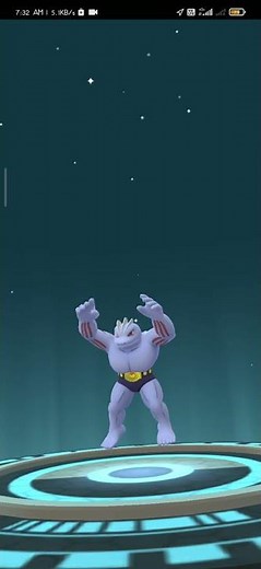 Evolving Machop into Machoke in pokemon go