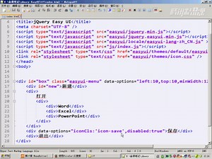 jQueryEasyUI教程第17章MenuButton(菜单按钮)组件_高清1080P在线观看平台_腾讯视频