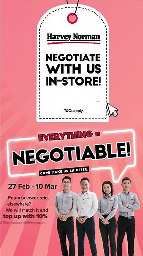 Everything Is Negotiable: Come Make Us An Offer!