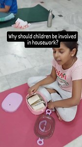Why should children be involved in housework? They learn skills they can use in their adult lives, like preparing meals, cleaning, organising and gardening. Being involved in chores also gives children experience of relationship skills like communicating clearly, negotiating, cooperating and working as a team. #childhood #healthylifestyle #skill #yogaclass #health #mritunjayayogastudio #madhumishra | Mritunnjaya Yoga Studio