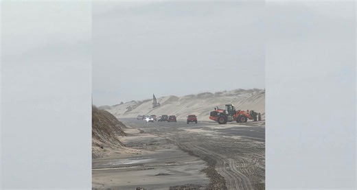 Outer Banks flooding, ocean overwash from Nor’easter low closes NC 12