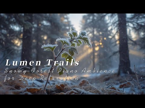 Snowy Forest Piano Ambience for Deep Relaxation