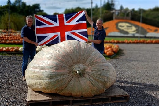 Twin brothers grow world’s heaviest pumpkin of all time at 2,819 pounds