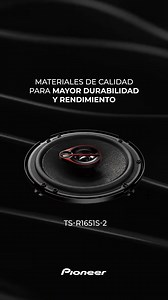 2.3K views · 13 reactions | Las bocinas Serie R cambiarán la experiencia de sonido en tu auto. Diseñadas con materiales de alta calidad y tecnología avanzada, ofrecen graves profundos, agudos nítidos y un sonido envolvente.  ¡Siente la potencia y precisión de la Serie R! #PioneerMéxico #SerieR #CarAudio #PotenciaYCalidad | Pioneer México | Facebook