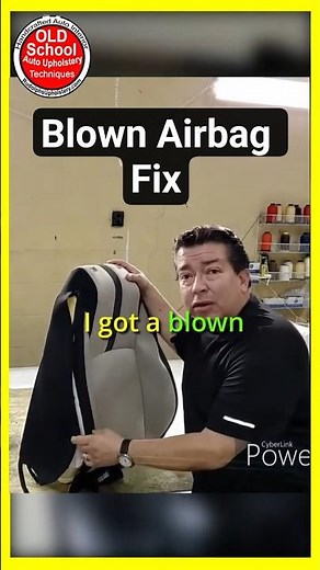 DIY Upholstery Repair Fix Airbag Seats Like a Pro! #shorts