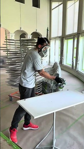 Spraying Cabinets + Quick Project Tour