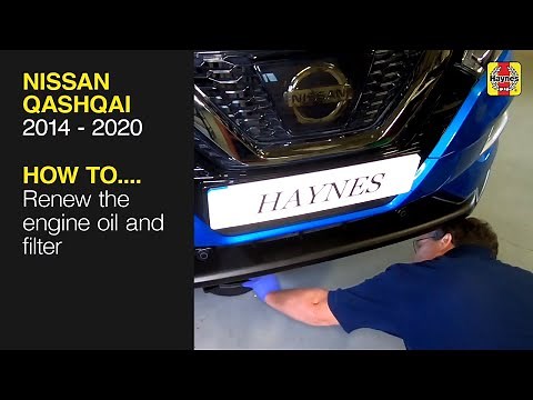 Nissan Qashqai (2014 - 2020) - Renew the engine oil and filter