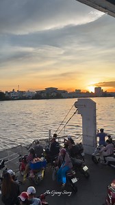 Phà An Hoà chiều hoàng hôn 📍 Long Xuyên #longxuyen #angiangstory | An Giang Story