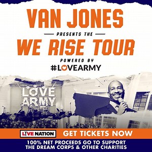 Van Jones kicks off his #WeRiseTour TONIGHT! Don't miss out on something extraordinary, grab your tickets here: http://livemu.sc/2sUIIIx *100% of net ticket proceeds will go to the Dream Corps initiatives and local charities | Live Nation Concerts