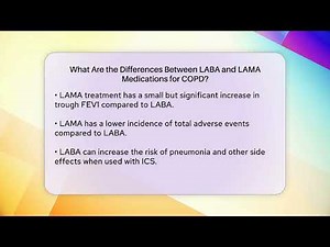 What Are the Differences Between LABA and LAMA Medications for COPD? | COPD Care Collective