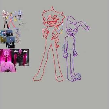 Angel and Jax￼ (Procreate)