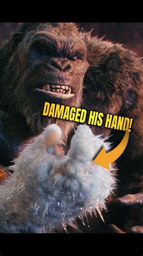 Why Godzilla not affected by Shimo's Frostbite attack? #godzillaxkong #godzilla #kong