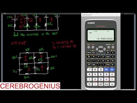 KIRCHOFF'S LAW WITH FOUR LOOPS FASTEST WAY
