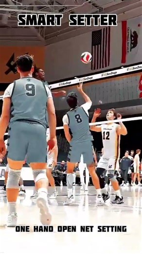 one hand Smart setting #play #volleyball #shorts #setter @volleyballworld @TitansVolleyball