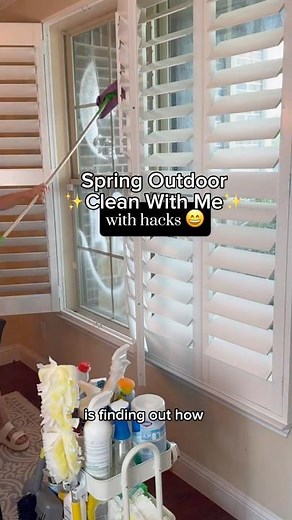 SPRING CLEANING with HACKS | Outdoor Window & Front Entry Clean With Me