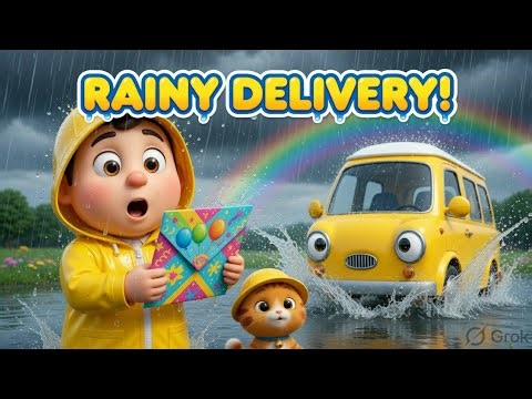 Rainy Day Delivery! ☔ | Postman Ben Kids Story