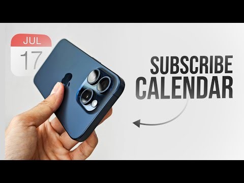How to Subscribe to a Calendar on iPhone (tutorial)
