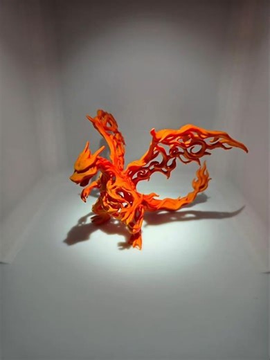 red and yellow charizard #3dprinting #pokemon #charizard #3d #cool