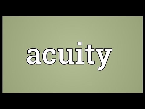 Acuity Meaning