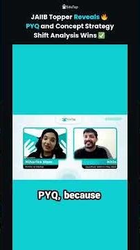 JAIIB Topper Reveals PYQ + Concept Strategy | Live Sessions & Shift Analysis That Worked