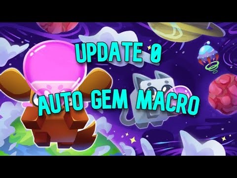 Bubble Gum Simulator Infinity - Auto Gem macro (UPDATE 0)