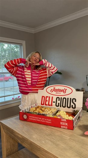 Galentine’s but nobody had to cook! Jason’s Deli catering said girls night secured 💘 📸 kateharley