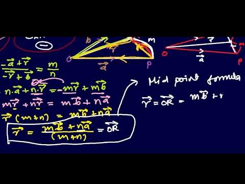 MidPoint Formula || Vector Tutorials ||