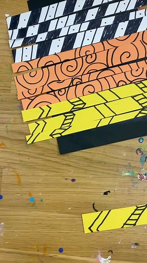 10K views · 56 reactions | Play with patterns in this Fun Candy Corn paper craft for kids! #kidscrafts #candycorn #papercrafts #papercraftsforkids | Construction Paper Crafts for Kids | Facebook