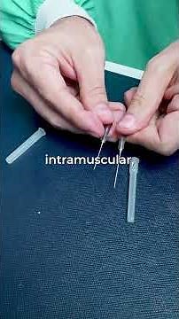 Pay attention to this video about intramuscular injections and forward it to your doctors!