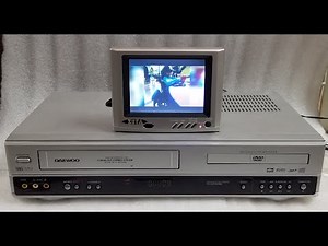 Daewoo DV6T844B DVD VHS VCR Player Combo 6 Head Hi Fi System