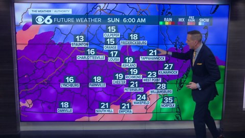 Hour-by-hour: When Virginia will see snow, sleet and freezing rain this weekend (Friday noon update)