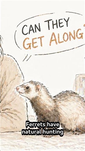 Can Rabbits Get Along With Ferrets? #rabbit