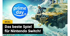 Das beste Spiel für die Nintendo Switch: Legend of Zelda - Tears Of The Kingdoms jetzt supergünstig im Amazon Prime Day-Angebot!