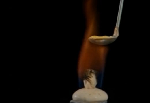 初中化学实验：硫在氧气中的燃烧