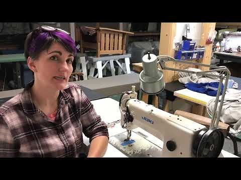 Upholstery Method - HOW TO USE THE JUKI 241