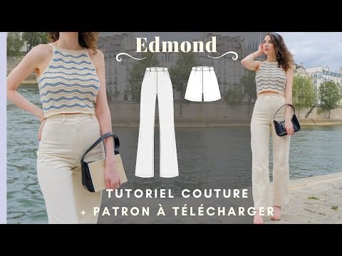 Pants and shorts sewing tutorial | Edmond | downloadable pattern