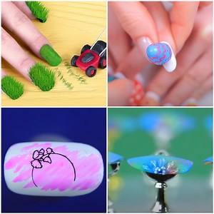 208K views · 413 reactions | A mix of weird & cute nail art ideas! | MetDaan | Facebook