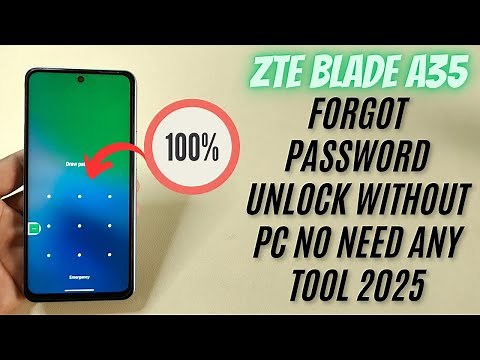 ZTE Blade A35 Hard Reset | Unlock Password Without PC | 2025 Method