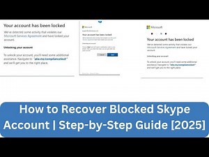 How to Recover Blocked Skype Account | Step-by-Step Guide [2025] || #RecoverSkype #SkypeBlocked