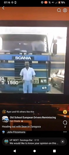 Another great memory from Danny of him and daddy Sean loading up to go to Zaragoza to the ford place there, a night in the BP truckstop then if you were lucky a day are two at the beach in Tarragona - salou to the big water park there, waiting for a back load of tiles for home are melons for the fruit market in London | East West Transport Memories