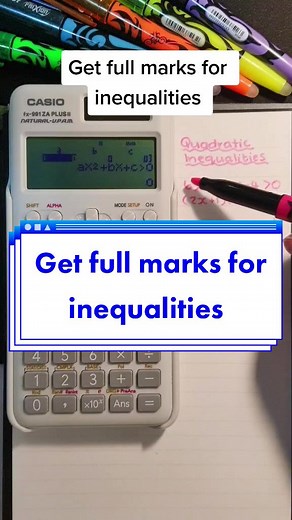 Solve Inequalities Easily with Casio Calculator