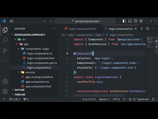 Build Angular Google OAuth2 Login Using the angular-oauth2-oidc Library in Browser Using TypeScript