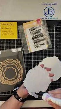 ✨ Create a Unique Square Shape Card Base 🐰🌷