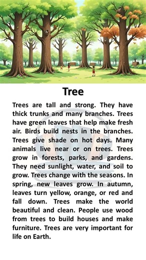 Tree #englishpractice #englishlearning #english #story #shorts