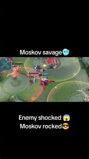 Moskov savage 🥶🥶 #mobilelegends #savagemobilelegends #moskov