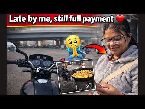 Late by me, still full payment ❤️ Respect | Bike Taxi Vlog