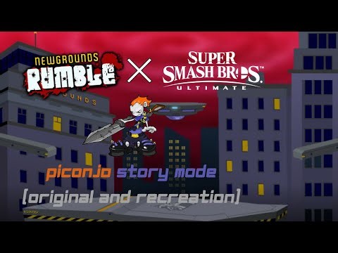 Pic0nj0'$ Story Recreation in both SSBU and Newgrounds Rumble (Piconjo Day 2023 Special)